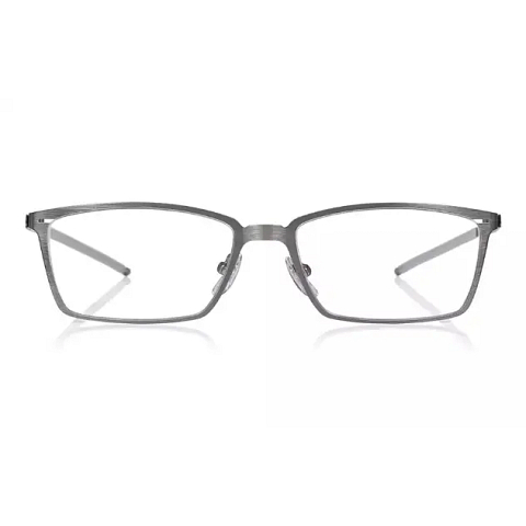 OWNDAYS | AIR Matte Silver Full Rim Rectangle left side